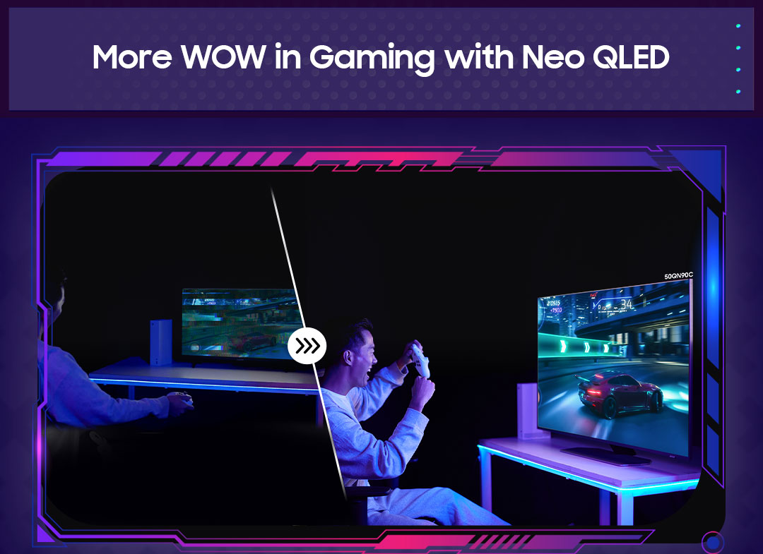More WOW in Gaming with Neo QLED