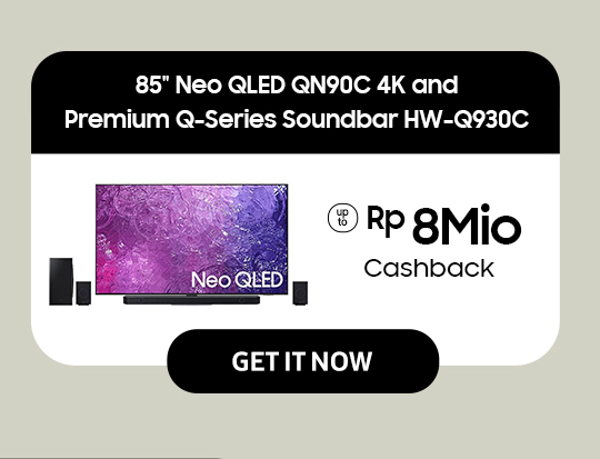 85" Neo QLED QN90C 4K and Premium Q-Series Soundbar HW-Q930C