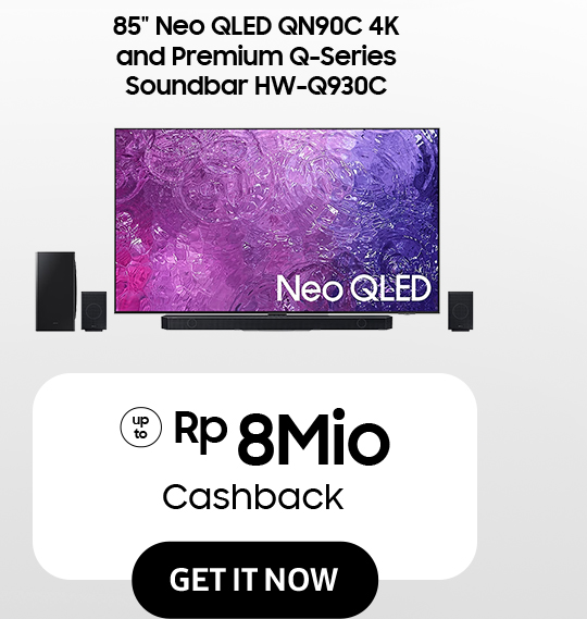 85" Neo QLED QN90C 4K and Premium Q-Series Soundbar HW-Q930C