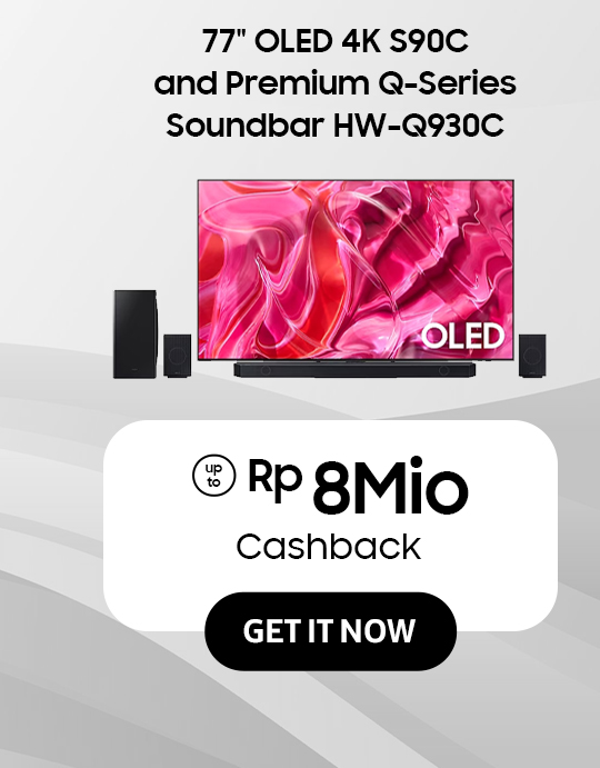 77" OLED 4K S90C and Premium Q-series Soundbar HW-Q930C