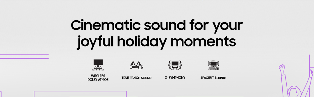 Cinematic sound for your joyful holiday moments