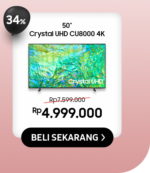 50" Crystal UHD CU8000 4K