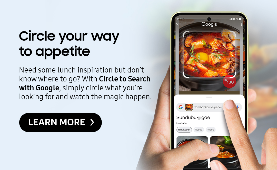 Circle your way to appetite | Need some lunch inspiration but don't know where to go? With Circle to Search with Google, simply circle what you're looking for and watch the magic happen.