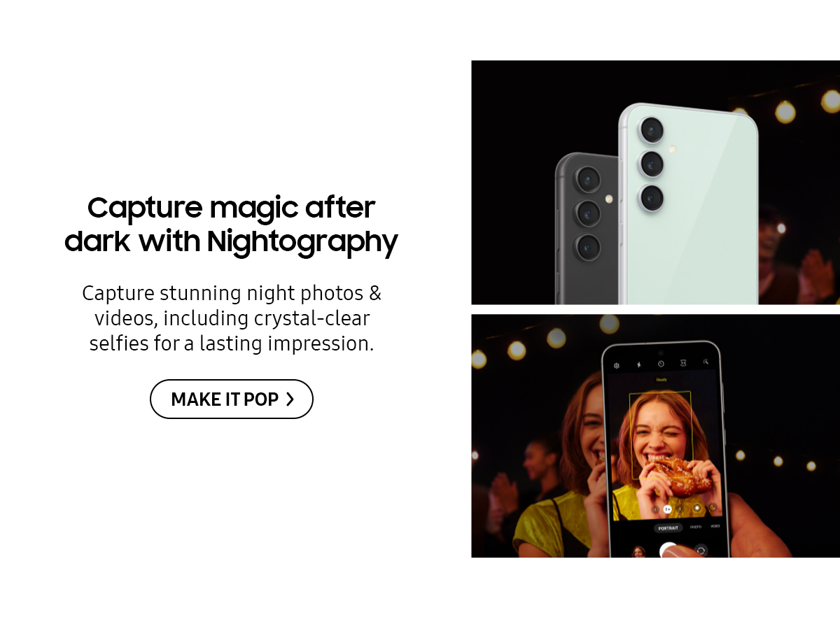 Capture magic after dark with Nightography | Capture stunning night photos & videos, including crystal-clear selfies for a lasting impression. Click here for details!