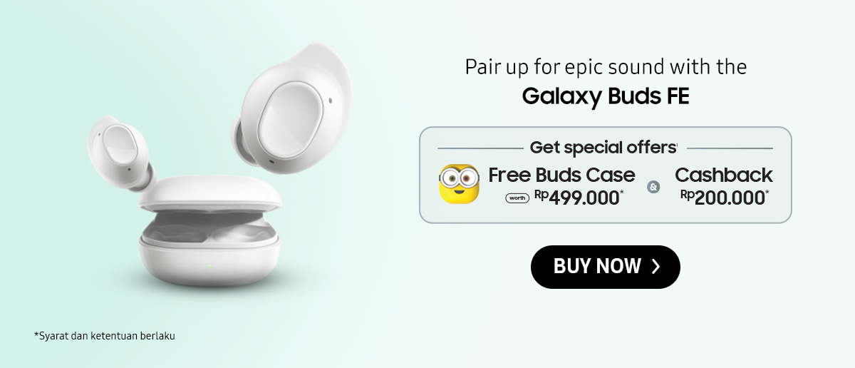 Pair up for an epic sound with the Galaxy Buds FE | Click here to buy now!