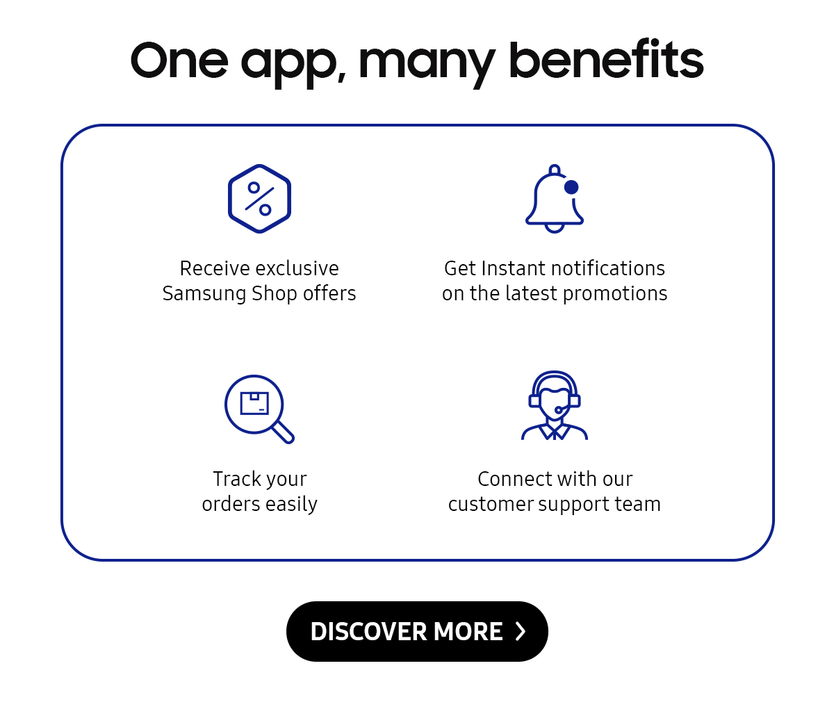 One app, many benefits