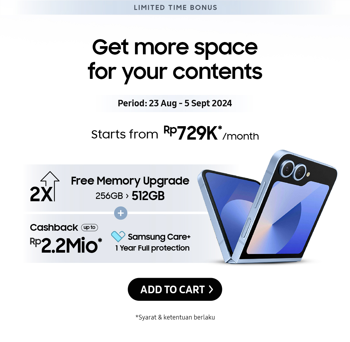 Get more space for your contents