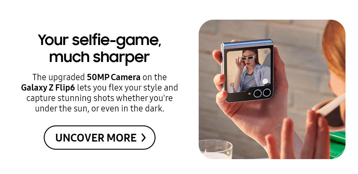 Your selfie-game, much sharper