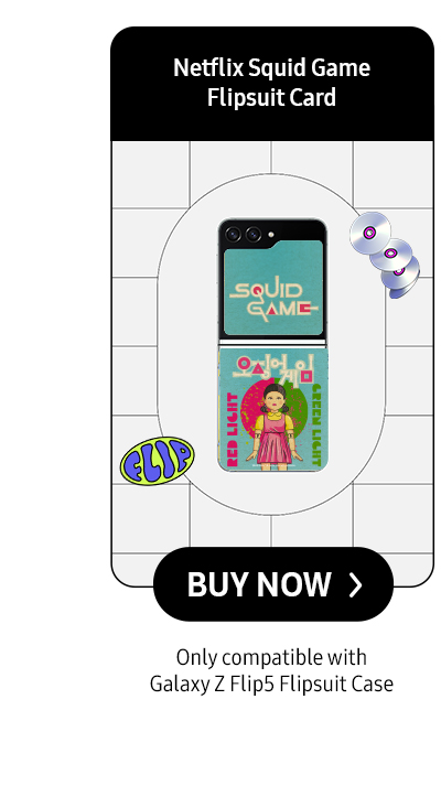 Click here to get Netflix Squid Game Flipsuit Card!