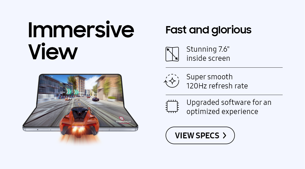 Immersive View | Fast and glorious. Click here to view specs!