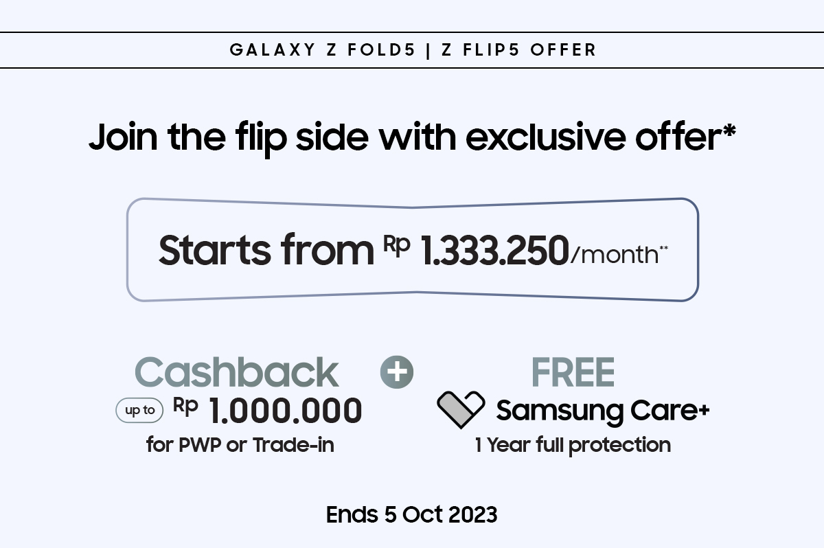 Join the flip side with special offer*